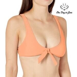 Cyn Luca Standard Tie Front Bikini Top Size L